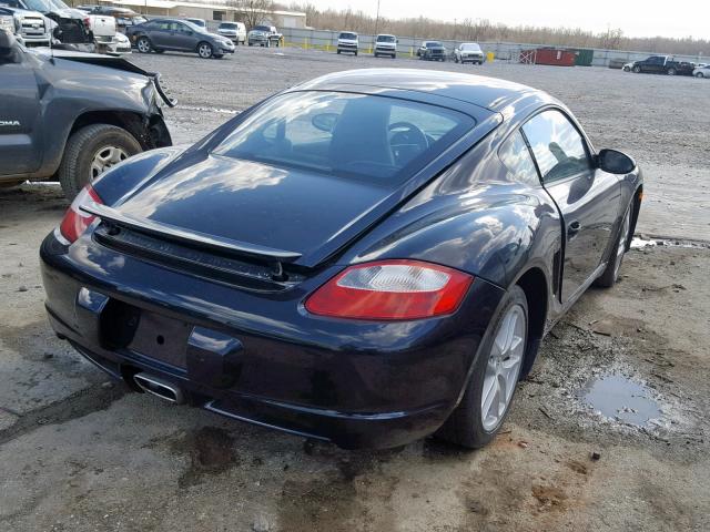 WP0AA29887U760377 - 2007 PORSCHE CAYMAN S BLACK photo 4