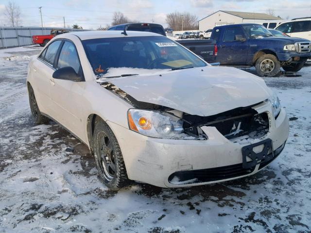 1G2ZG57B894200870 - 2009 PONTIAC G6 WHITE photo 1