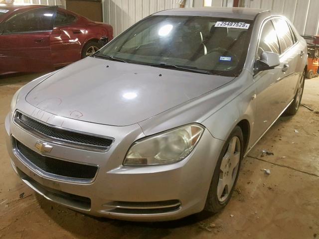 1G1ZJ57768F248596 - 2008 CHEVROLET MALIBU 2LT SILVER photo 2