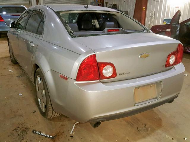 1G1ZJ57768F248596 - 2008 CHEVROLET MALIBU 2LT SILVER photo 3