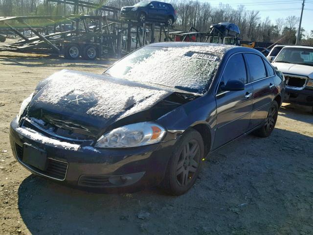 2G1WU58R479141418 - 2007 CHEVROLET IMPALA LTZ BLACK photo 2