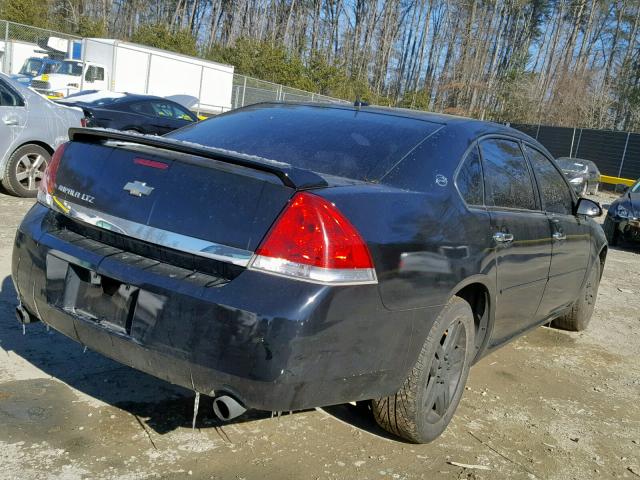 2G1WU58R479141418 - 2007 CHEVROLET IMPALA LTZ BLACK photo 4