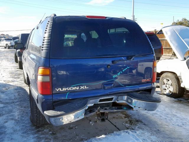 3GKFK16T71G285258 - 2001 GMC YUKON XL K BLUE photo 9