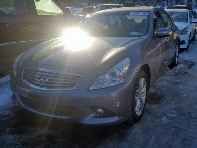 JN1CV6AR7DM351780 - 2013 INFINITI G37 GRAY photo 2