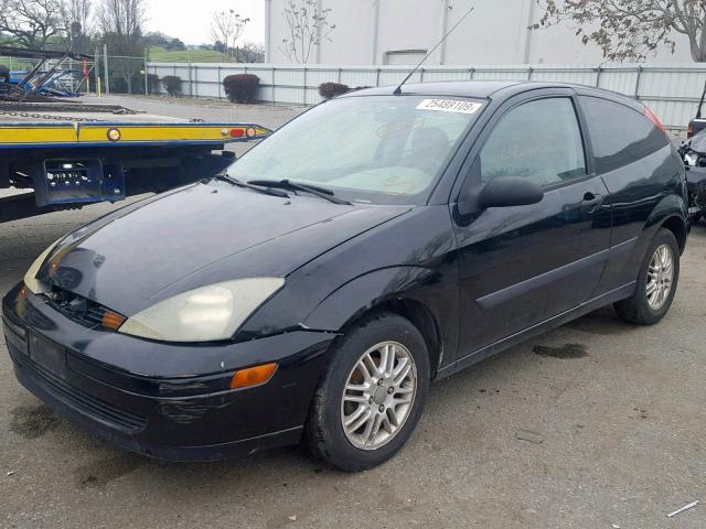 3FAFP31Z03R166369 - 2003 FORD FOCUS ZX3 BLACK photo 2