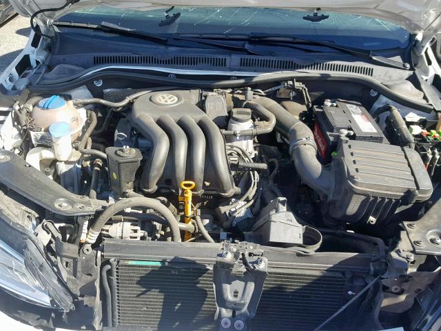 3VW2K7AJ9DM406264 - 2013 VOLKSWAGEN JETTA BASE WHITE photo 7