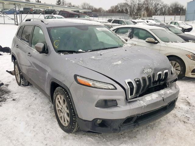 1C4PJLCB3EW101709 - 2014 JEEP CHEROKEE L SILVER photo 1