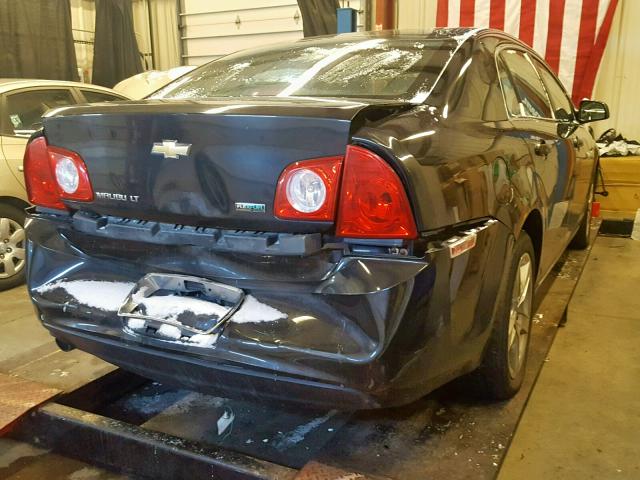 1G1ZC5E08AF307623 - 2010 CHEVROLET MALIBU 1LT BLACK photo 4