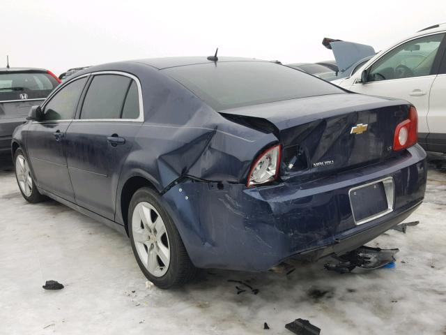 1G1ZG57B99F115514 - 2009 CHEVROLET MALIBU LS BLUE photo 3