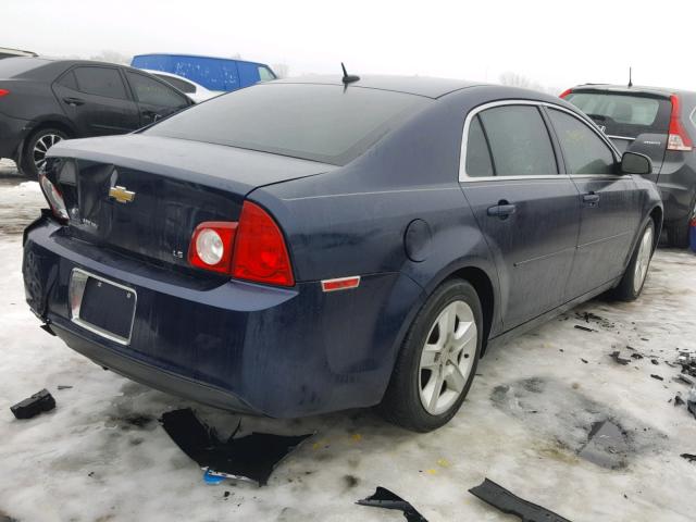 1G1ZG57B99F115514 - 2009 CHEVROLET MALIBU LS BLUE photo 4