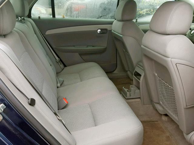 1G1ZG57B99F115514 - 2009 CHEVROLET MALIBU LS BLUE photo 6