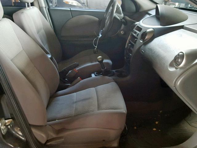 1G8AZ55F07Z121065 - 2007 SATURN ION LEVEL GRAY photo 5