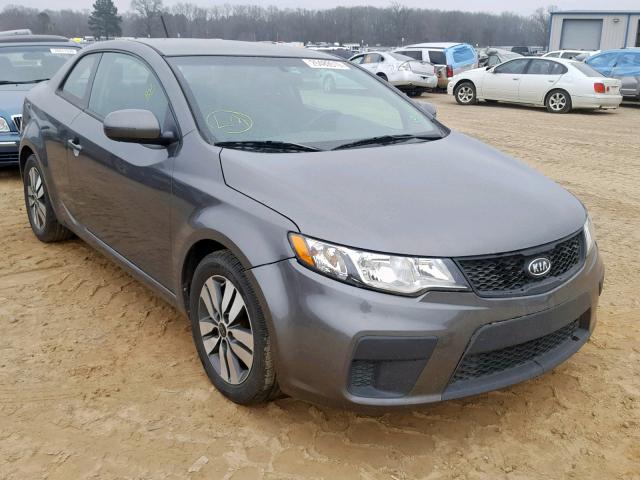 KNAFU6A20D5738761 - 2013 KIA FORTE EX GRAY photo 1