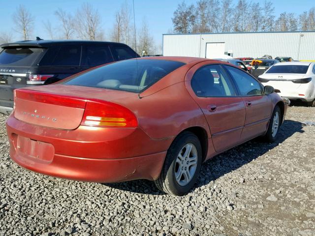 2B3HD56J81H539131 - 2001 DODGE INTREPID E RED photo 4