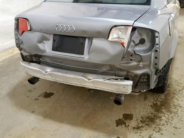 WAUDF78E07A282859 - 2007 AUDI A4 2.0T QU GRAY photo 9