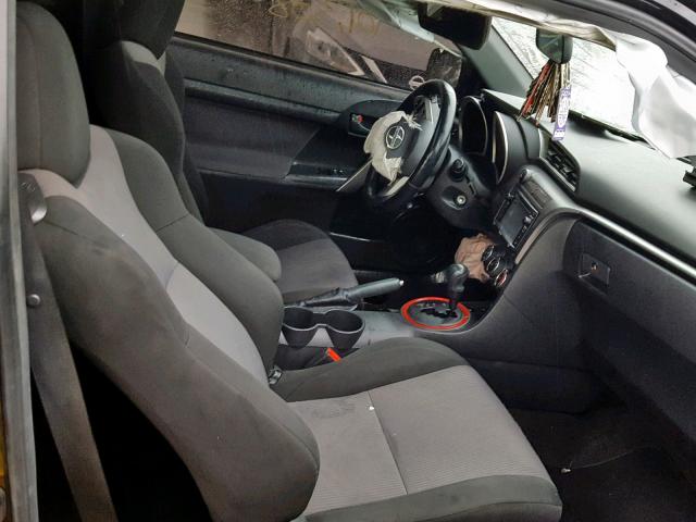 JTKJF5C76FJ001867 - 2015 TOYOTA SCION TC BLACK photo 5