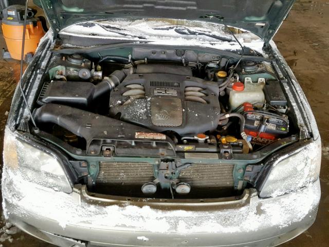 4S3BH806427622129 - 2002 SUBARU LEGACY OUT GREEN photo 7