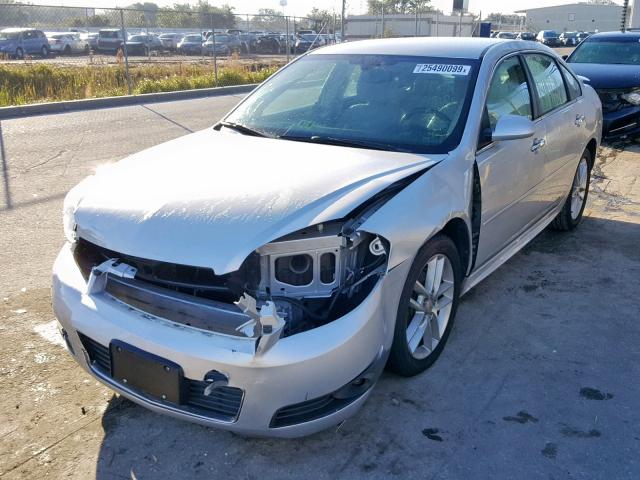 2G1WC5EM8A1145392 - 2010 CHEVROLET IMPALA LTZ SILVER photo 2