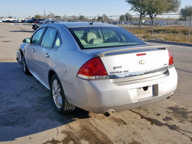 2G1WC5EM8A1145392 - 2010 CHEVROLET IMPALA LTZ SILVER photo 3