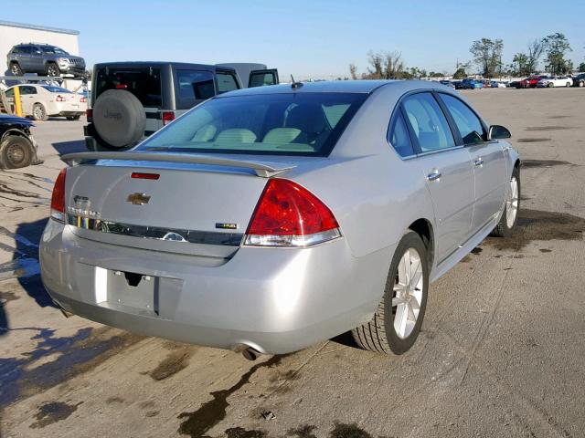 2G1WC5EM8A1145392 - 2010 CHEVROLET IMPALA LTZ SILVER photo 4