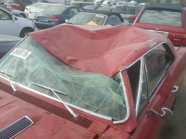 138177A144481 - 1967 CHEVROLET CHEVELL SS RED photo 9