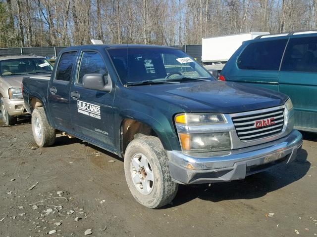 1GTDT136058115379 - 2005 GMC CANYON GREEN photo 1