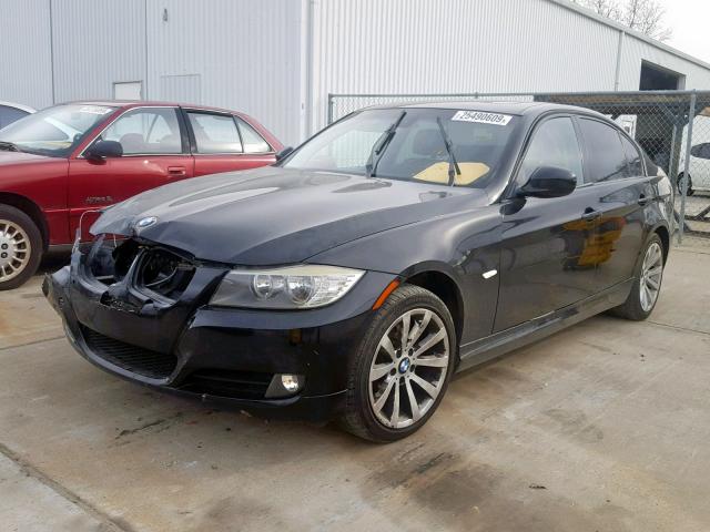 WBAPH5C54BA442835 - 2011 BMW 328 I SULE BLACK photo 2