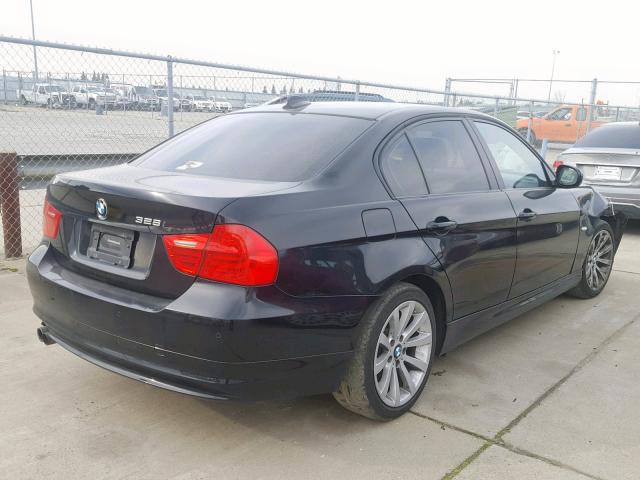 WBAPH5C54BA442835 - 2011 BMW 328 I SULE BLACK photo 4