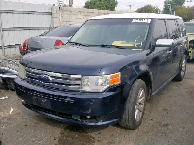 2FMDK51C09BA80585 - 2009 FORD FLEX SE BLUE photo 2