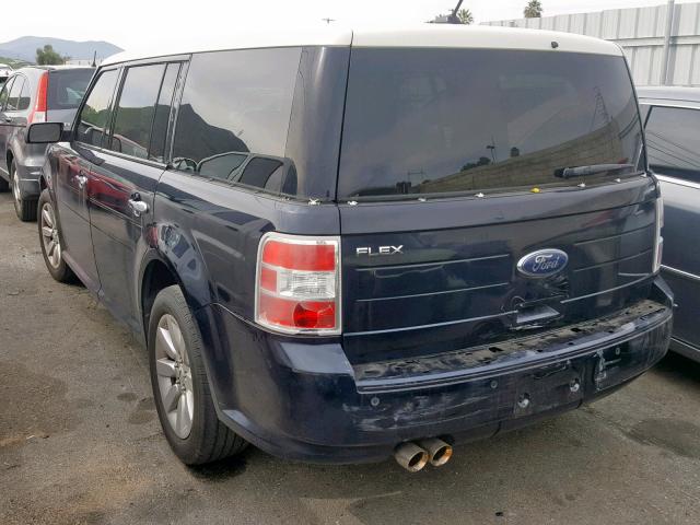 2FMDK51C09BA80585 - 2009 FORD FLEX SE BLUE photo 3