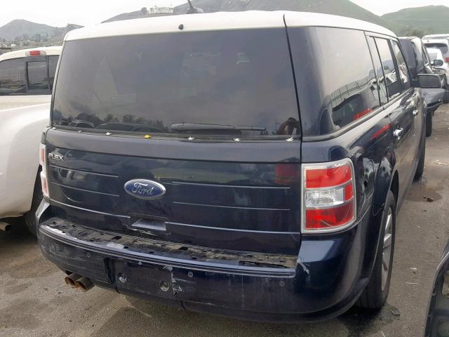 2FMDK51C09BA80585 - 2009 FORD FLEX SE BLUE photo 4