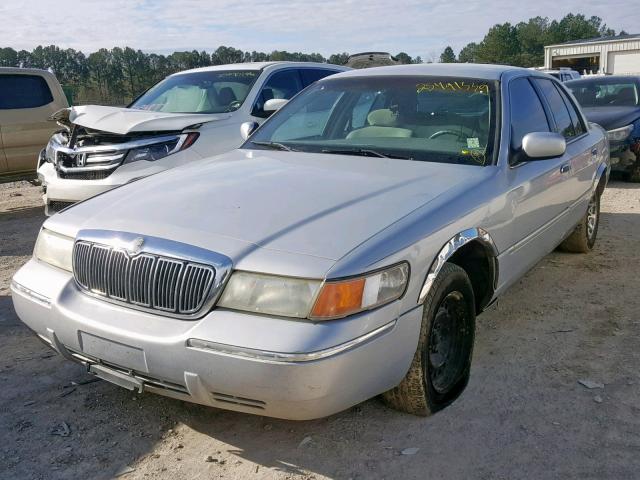 2MEFM75W7YX643011 - 2000 MERCURY GRAND MARQ GRAY photo 2