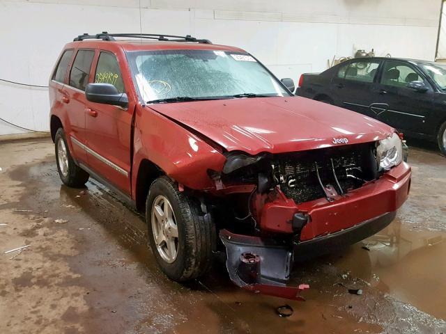 1J4HR58N55C636466 - 2005 JEEP GRAND CHER MAROON photo 1