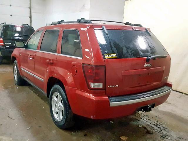 1J4HR58N55C636466 - 2005 JEEP GRAND CHER MAROON photo 3