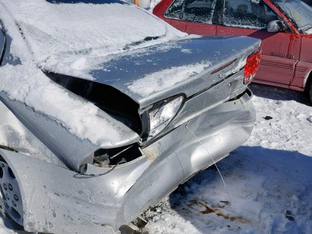 1G3NL52F53C298530 - 2003 OLDSMOBILE ALERO GL SILVER photo 9