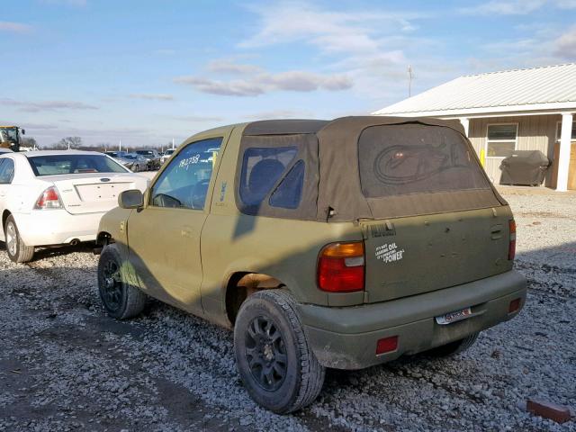 KNDJA6230Y5622088 - 2000 KIA SPORTAGE GREEN photo 3