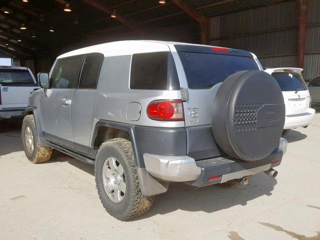 JTEBU11F070027050 - 2007 TOYOTA FJ CRUISER SILVER photo 3