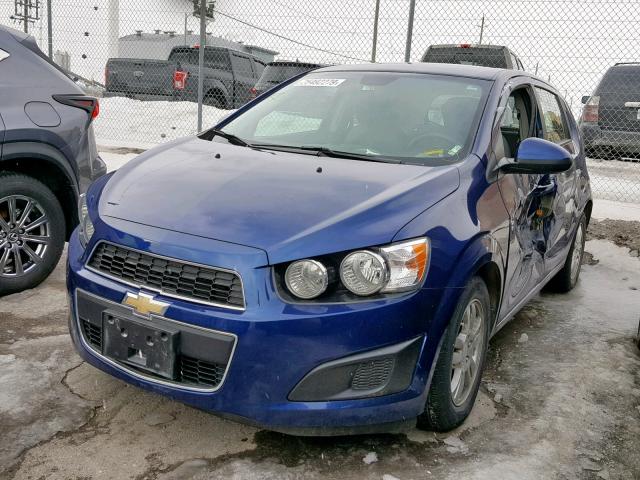 1G1JA6EH9C4199672 - 2012 CHEVROLET SONIC LS 蓝色 照片 2