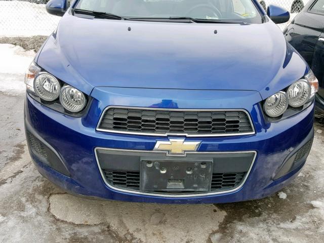 1G1JA6EH9C4199672 - 2012 CHEVROLET SONIC LS 蓝色 照片 9