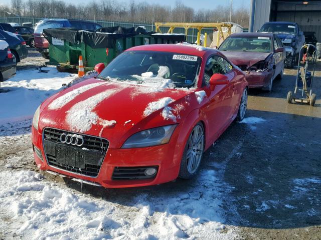 TRUDD38J881021338 - 2008 AUDI TT 3.2 QUA RED photo 2