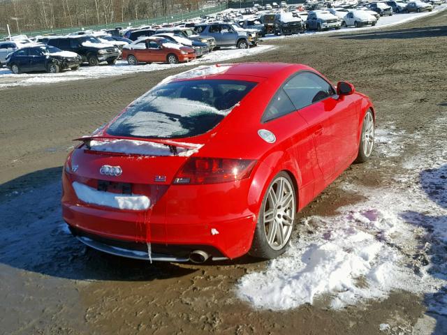 TRUDD38J881021338 - 2008 AUDI TT 3.2 QUA RED photo 4