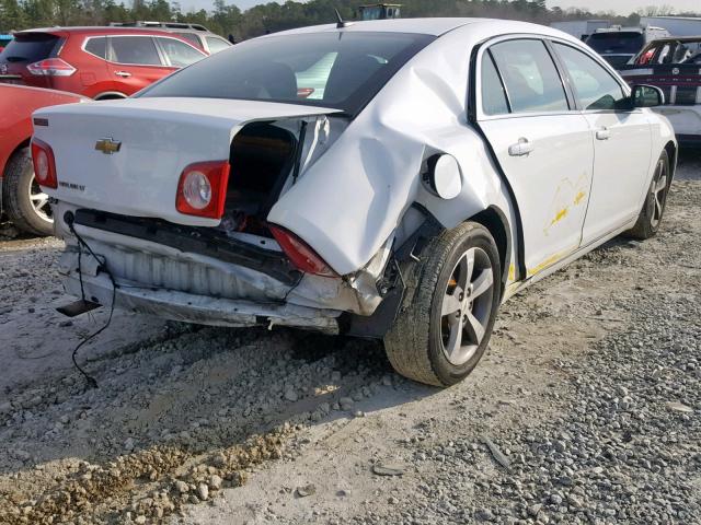 1G1ZC5E12BF129380 - 2011 CHEVROLET MALIBU 1LT WHITE photo 4