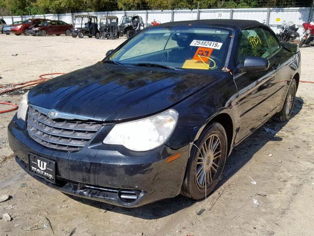 1C3LC55R68N248295 - 2008 CHRYSLER SEBRING TO BLACK photo 2