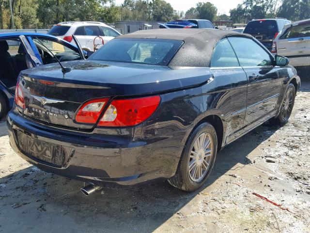 1C3LC55R68N248295 - 2008 CHRYSLER SEBRING TO BLACK photo 4