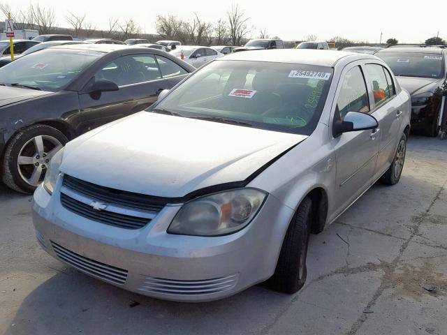 1G1AD5F5XA7149588 - 2010 CHEVROLET COBALT 1LT SILVER photo 2