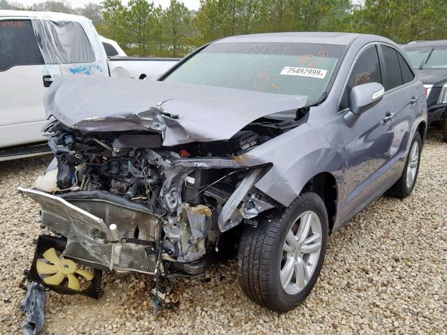 5J8TB3H31DL017449 - 2013 ACURA RDX GRAY photo 2