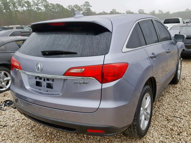 5J8TB3H31DL017449 - 2013 ACURA RDX GRAY photo 4