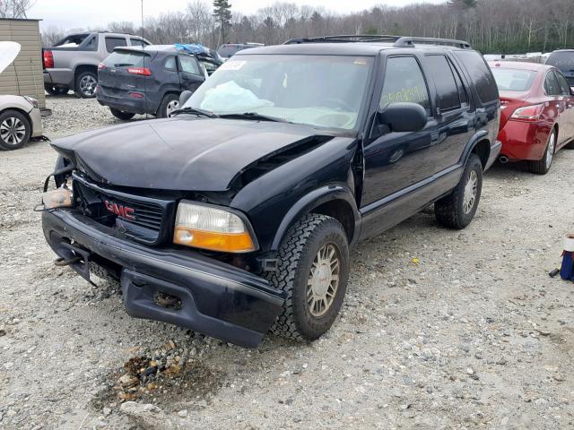 1GKDT13W7W2513052 - 1998 GMC JIMMY / EN BLACK photo 2