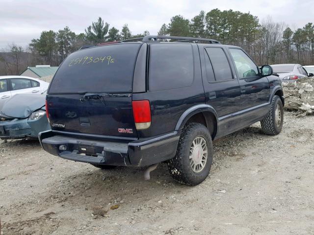 1GKDT13W7W2513052 - 1998 GMC JIMMY / EN BLACK photo 4