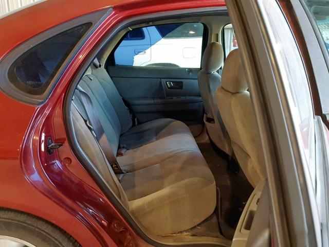 1FAFP55222A213886 - 2002 FORD TAURUS SES RED photo 6